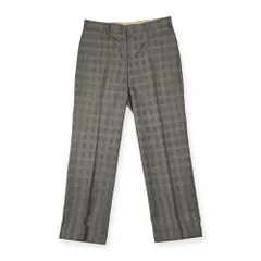 J.PRESS ジェイプレス 裾ダブル グレンチェック スラックスパンツ サイズ 96-86-175 /メンズ/センタープレス