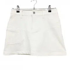 ジャックバニー スカート 白 裏微起毛 ストレッチ 内側インナーパンツ レディース 1(M) ゴルフウェア Jack Bunny