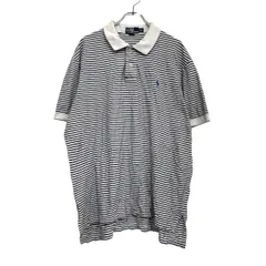 Polo Ralph Lauren 半袖 ボーダー ポロシャツ 2XL ポロラルフローレン ビッグサイズ 古着卸 アメリカ仕入 a707-5032
