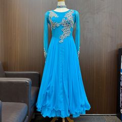 ロシアのブランド プリマベーラ 社交ダンス ドレスワンピースグリーン