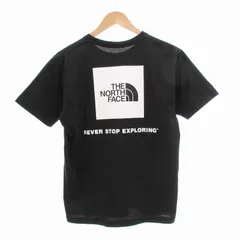 ザノースフェイス THE NORTH FACE ショートスリーブバックスクエアーロゴTシャツ カットソー 半袖 NT32144 M 黒 ブラック ■GY01 /VU◇ 0219