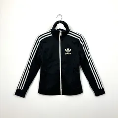 ★adidas★ アディダス トラックジャケット EUROPA TT ジャージ ブラック トレフォイルロゴ ホワイトライン 3ストライプ