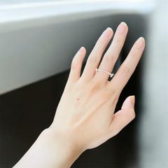 つながる光✨オープンデザインのシルバーリング／フリーサイズ