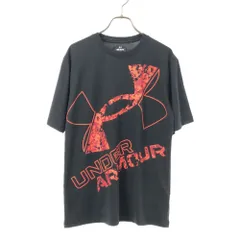 アンダーアーマー ロゴプリント 半袖 Tシャツ M ブラック UNDER ARMOUR メンズ