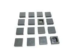 レゴ★未使用！新濃灰色の１×１タイル１６点セット