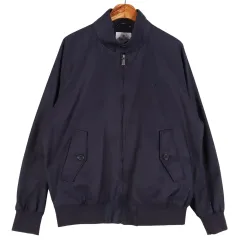 ブルックス・ブラザーズ ネイビー ハリントン ブルゾン ジャケット M / k597