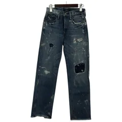 POLO RALPH LAUREN ポロ・ラルフローレン ダメージ加工デニムパンツ size24/ブルー