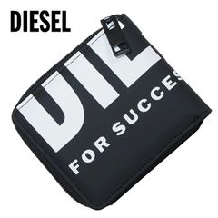 DIESEL 二つ折り財布  X07319 P3188 T8013 コンパクト  ブラック ディーゼル
