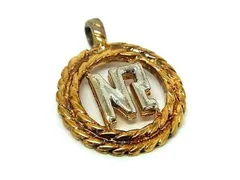 NINA RICCI ニナリッチ ペンダントトップ ネックレストップ アクセサリー レディース ゴールド系×シルバー系 DD7852