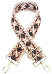 【数量限定】肩紐 交換用 柄 付け替え 単品 刺繍 ワイド 太め BAG 幅広 肩掛け STRAP ベルト ショルダー SHOLDER バッグ ショルダーストラップ エレガント エスティメイション] [Estimation