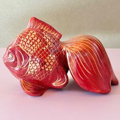 NORITAKE ノリタケ ボーンチャイナ 金魚・大と小 置物 - メルカリ