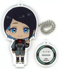 [중고] 키홀더 니카 나나우라 [JR 도카이 추억여행×건담 시리즈 ~Journey with Gundam~ 제1탄 기동전사 건담 수성의 마녀 미니 캐릭터 트레이딩 아크릴 스탠드 키홀더]