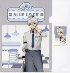 【中古】グッズセット 凪誠士郎 A4クリアファイル＆ステッカーセット 「一番くじ ブルーロック ～day off～」 G賞