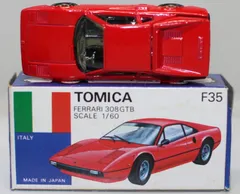 トミカ フェラーリ 308GTB 赤 1/60 F35 (の73 - メルカリ