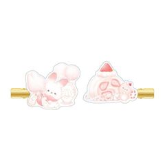 前髪クリップ＜シュガーココムーA＞ ヘアー ヘアピン キャラクター ヘアクリップ 髪留め ヘアアクセサリー ヘアアレンジ ヘアセット クリップ カジュアル ガーリー プチプラ 洗顔 メイク 化粧 オサムグッズ