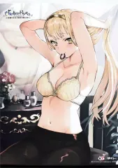 【中古】タペストリー クラウディア・バレンツ B2描き下ろし Wスエードタペストリー 「PS4/Switchソフト ライザのアトリエ ～常闇の女王と秘密の隠れ家～ スペシャルコレクションボックス」 ソフマップ購入特典