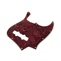 YJB PARTS JB60's J-Bass ジャズベース用ピックガード レリック赤べっ甲4Ply 日本製 レリックパーツ