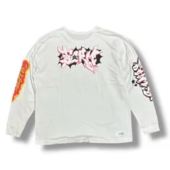 uniform experiment × FRAGMENT 22SS DONDI WHITE L/S GRAFFITI WIDE CUT&SEWN カットソー 長袖Tシャツ ユニフォームエクスペリメント フラグメント コラボ UE-220006 ホワイト 4