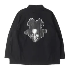 【新品】WACKO MARIA ワコマリア シャツ ブラック 黒 サイズ:L | 23SS JEAN-MICHEL BASQUIAT フォトプリント アーミー シャツ (ARMY SHIRT) | トップス カジュアルシャツ 長袖【メンズ】