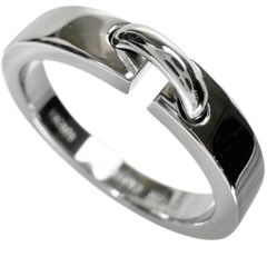 17号 【Chaumet/ショーメ】仕上げ済 リング・指輪 リアンエヴィダンスリング K18WGホワイトゴールド 18金  7.3g 57 レディース 【中古】【真子質店】【GD】