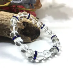 パワーストーン ブレスレット 水晶 天然石ブレス （ダークブルー）レディース 女性  数珠ブレス 開運 プレゼント ギフト [20]