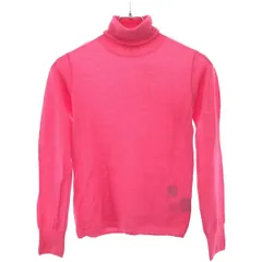 BAUM UND PFERDGARTEN バウムウンドヘルガーデン Merino Knit ロゴ刺繍タートルネックニットセーター 23313-AW23-SEP ピンク XSのサムネイル