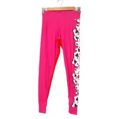 ADIDAS BY STELLA McCARTNEY(アディダスバイステラマッカートニー) パンツ サイズXS レディース - ピンク×白×マルチ フルレングス