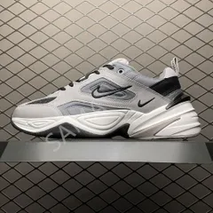 ❗️激安価格❗️新品Nike M2K Tekno「ライトグレー」並行輸入品ナイキ クラシックレトロギャザー付き運動靴AV4789-007