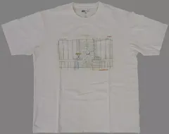 【中古】Tシャツ 米津玄師 UT グラフィックTシャツ(地球儀/リラックスフィット) オフホワイト Mサイズ 「米津玄師×ユニクロ」