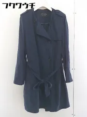 ◇ ◎ Another Edition アナザーエディション 長袖 トレンチコート サイズM ネイビー レディース  【1110050005173】のサムネイル