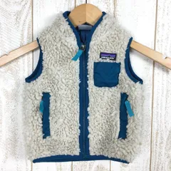 【Boy's 12M アイボリー系】 Patagonia ( パタゴニア ) ベビー レトロx ベスト Baby Retro-X Vest 61035 International Boy's Natural フリース ベスト トップス ウェア