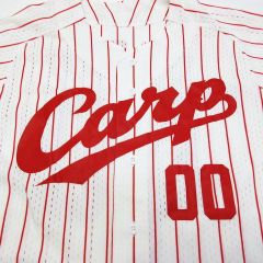 入手困難 カープ 尾形 ユニフォーム Lサイズ ミズノ 尾形 佳紀  OGATA 背番号00 CARP レア mizuno D-13G4 年代物  広島東洋カープ コレクション 鑑賞用 縦縞ユニフォーム E11Z