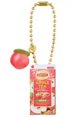 【中古】食玩 キーホルダー 3.アップルティー 「Lipton ミニチュアチャーム＆グミ」