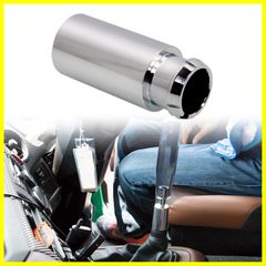 Jeyaic シフトブーツストッパー アルミ製 クロームメッキ仕上げ 80mm×35mmФ 日野 プロフィア/レンプロ用 日野MT車用 大型/中型用