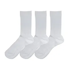 【新品・14営業日以内発送】PAX-ASIAN CW387 スクールソックスクルー丈白3P20－22cm【沖縄離島販売不可】