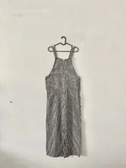 試着のみ　オールドマンズテーラーストラップ付きオーバーオール　リネン 2025年最新】R＆D.M.Co- サロペット・オーバーオール・オールインワン