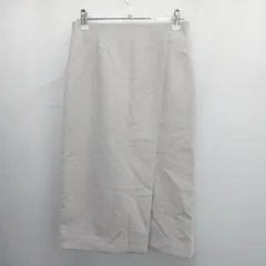 ◇ ⊂ ユナイテッドアローズ お洒落系 膝下丈 台形 無地スカート サイズ表記なし グレー系 レディース E  【1507080011753】