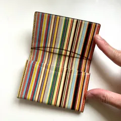 ポールスミス　Paul Smith 名刺入れ　マルチストライプ