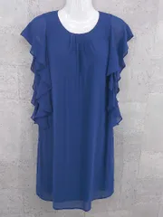 ◇ BEAMS LIGHTS ビームス ライツ バックジップ 半袖 膝丈 ワンピース サイズ36 ブルー レディース 【中古】 【1002801006624】のサムネイル