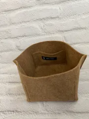 インナーバッグSサイズモカ(ハンドメイド)