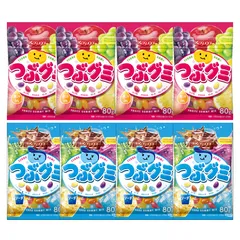 春日井製菓 つぶグミセット (つぶグミ/ソーダ 各4袋) ハード 大容量 お菓子 アソートのサムネイル