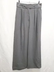 ◇ ⊂ NATURAL BEAUTY BASIC ツータック スラックス パンツ サイズS グレー系 レディース P  【1409090027895】