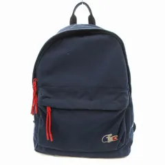 LACOSTE ブラウン ナイロンリュック美品　断捨離特価！ LACOSTE ブラウン ナイロンリュック美品 断捨離特価！ - メルカリ