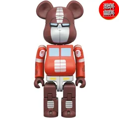 【送料無料★匿名配送★新品】BE@RBRICK × TRANSFORMERS OPTIMUS PRIME BAPE (R) RED 200%のサムネイル