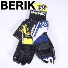 返品可◆M◆送料520円◆新品 BERIK 山羊革 ゴートレザー ベリック レーシンググローブ G-175102-BK 正規品◆定価1.7万円◆J773ZMD　YOSOLD