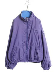 【お得なクーポン配布中!】 90s 初期 ポロスポーツ ラルフローレン フルジップ ナイロン ジャケット メンズ L オールド RL-92 RL-93 裏 フリース ライナー ブルゾン 紫