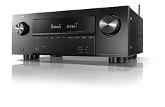 【中古】(非常に良い)Denon AVレシーバー 7.2ch Dolby Atmos/DTS:X/4K HDR/HEOS/Airplay2対応 ミドルクラス ブラック AVR-X2500H-Kのサムネイル