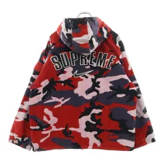 SUPREME (シュプリーム) 22SS ×NIKE Arc Corduroy Hooded Jacket ナイキ アーチロゴ コーデュロイフーデットジャケット レッド DM1775-689のサムネイル
