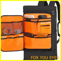 【数量限定】[AISFA] リュック メンズ 大容量 スポーツリュック 旅行 リュックサックビジネスリュック スクエア型 バックパック 防水17インチPC 2層式 拡張機能 靴/弁当収納 USB充電ポート付き 30L アウトドア登山 通勤 学生 防災 男女兼用