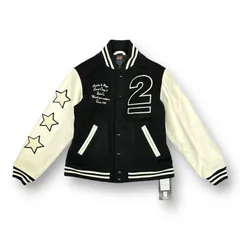 新品 UNDERCOVER 22AW HUMAN MADE LAST ORGY 2 VARSITY JACKET UC2B9202 アンダーカバー ヒューマンメイド ラストオージー スタジャン ラストオージー M ブラック 57288Aのサムネイル